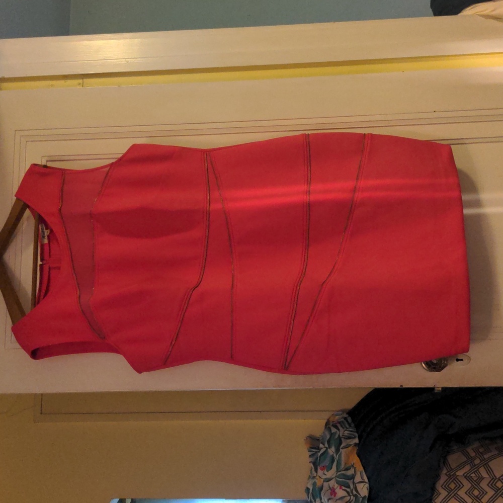 Monif C zipper detail dress 3X